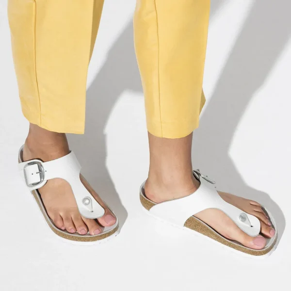 Gizeh Big Buckle Leather White - Image 3
