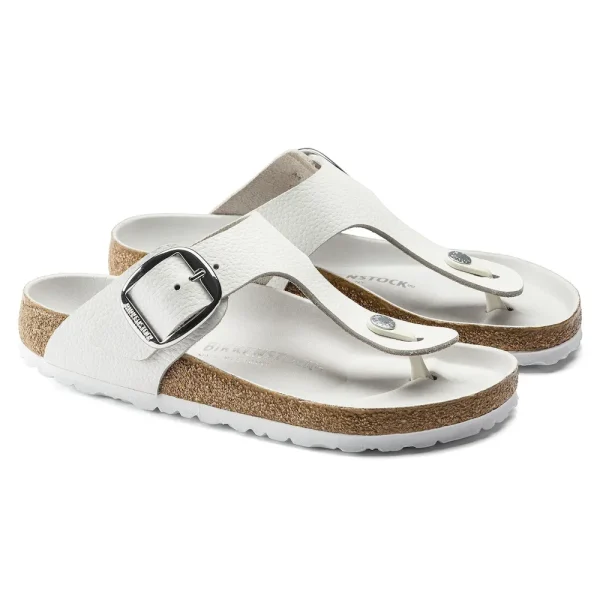 Gizeh Big Buckle Leather White - Image 6