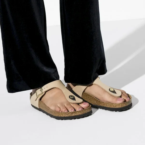Gizeh Soft Footbed Nubuck Leather Sandcastle - Image 3