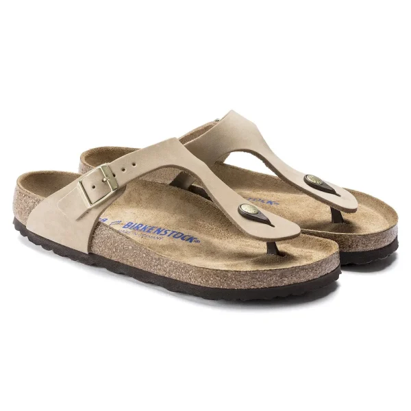 Gizeh Soft Footbed Nubuck Leather Sandcastle - Image 6