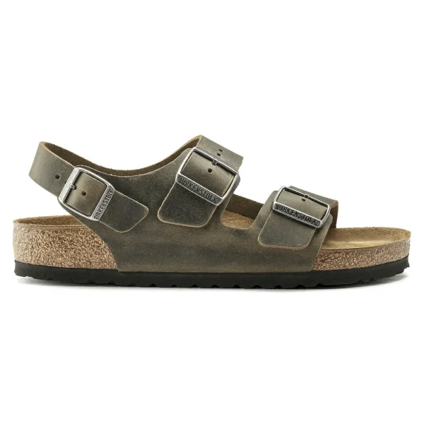 Milano Oiled Leather Faded Khaki - Image 7