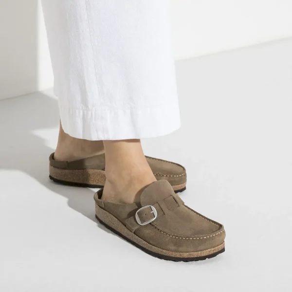 Buckley Suede Leather Gray Taupe - Image 3