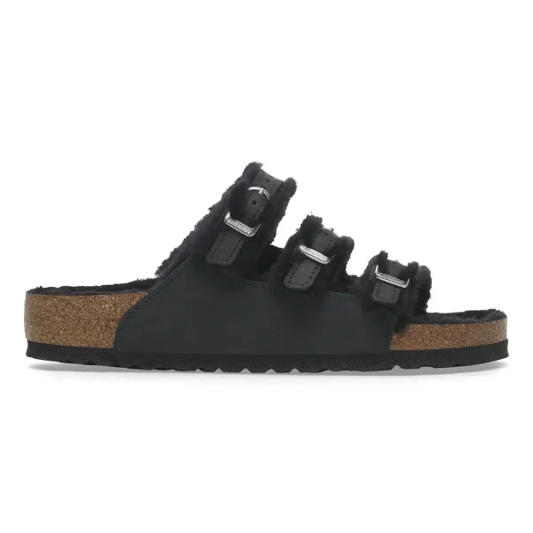 Florida Shearling Oiled Leather Black - Image 5