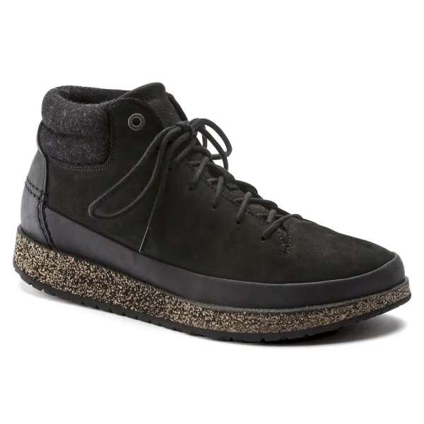 Honnef High Oiled Nubuck Leather Black