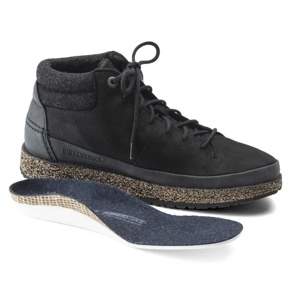 Honnef High Oiled Nubuck Leather Black - Image 12