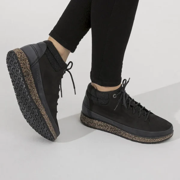 Honnef High Oiled Nubuck Leather Black - Image 4