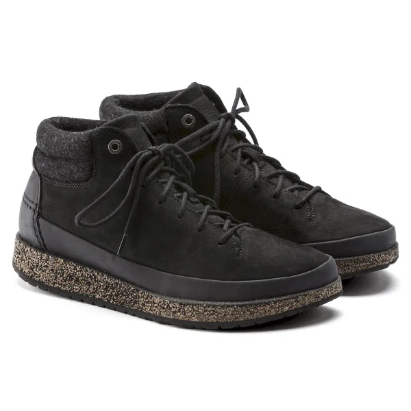 Honnef High Oiled Nubuck Leather Black - Image 7