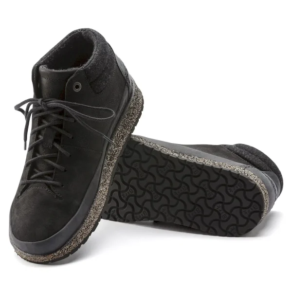 Honnef High Oiled Nubuck Leather Black - Image 5
