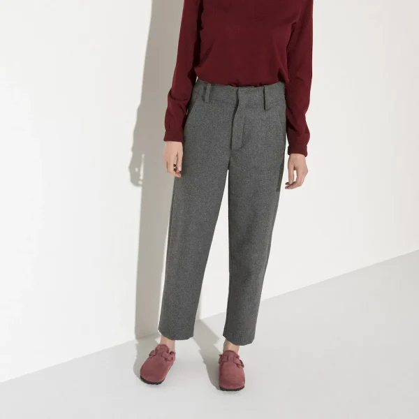 Boston Shearling Suede Leather Maroon - Image 2