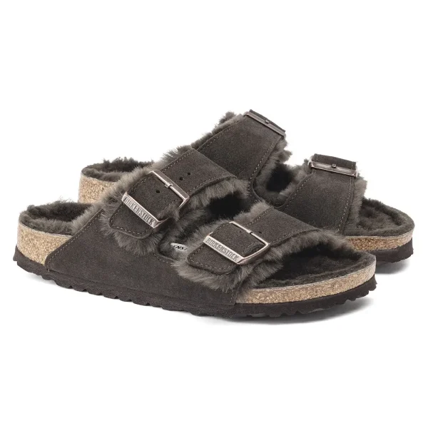 Arizona Shearling Suede Leather Mocha - Image 6