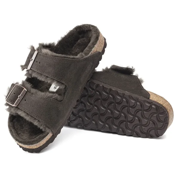 Arizona Shearling Suede Leather Mocha - Image 4