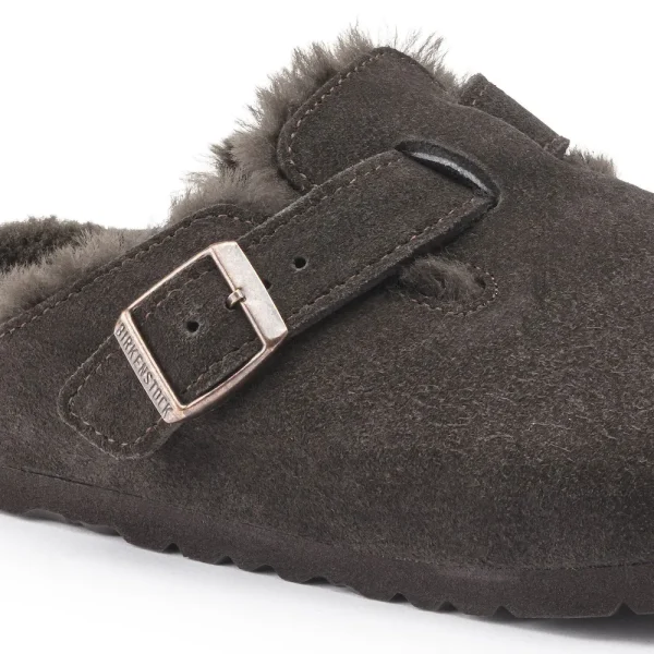 Boston Shearling Suede Leather Mocha - Image 8