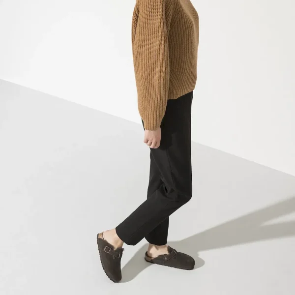 Boston Shearling Suede Leather Mocha - Image 2