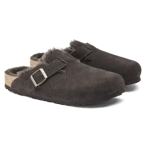 Boston Shearling Suede Leather Mocha - Image 6