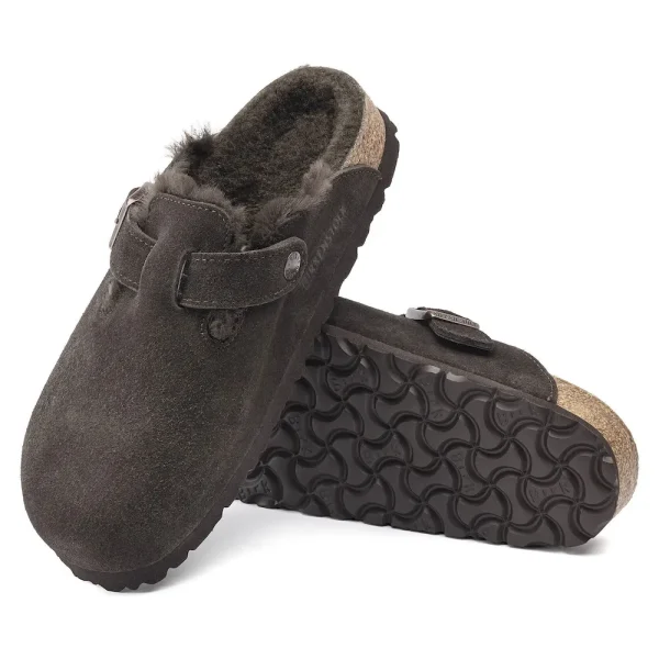 Boston Shearling Suede Leather Mocha - Image 4