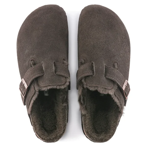 Boston Shearling Suede Leather Mocha - Image 5