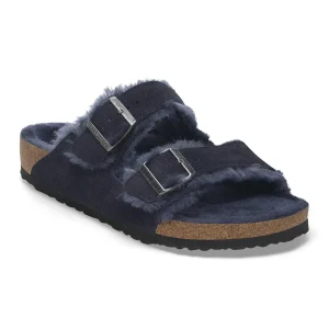 Arizona Shearling Suede Leather Midnight Blue