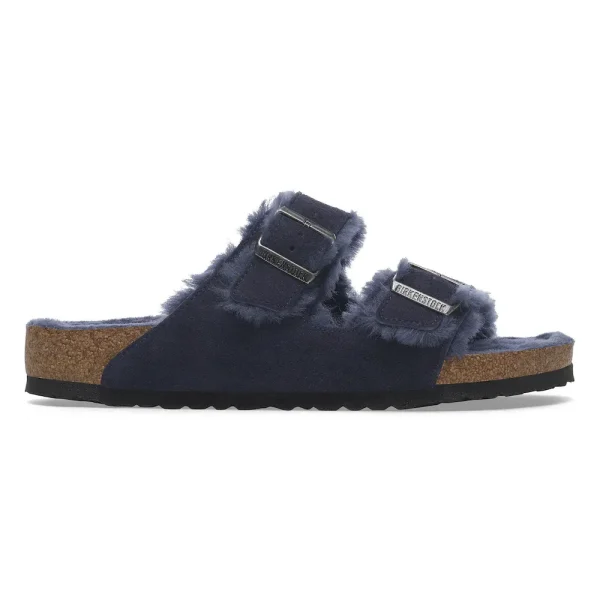 Arizona Shearling Suede Leather Midnight Blue - Image 5