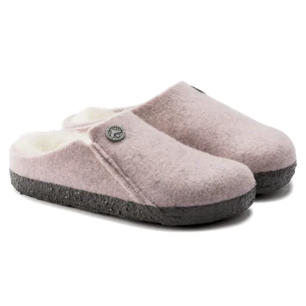 Zermatt Kids Shearling Wool Felt Soft Pink - Image 4