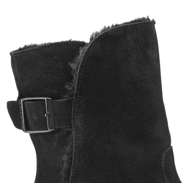 Uppsala Shearling Suede Leather Black - Image 8
