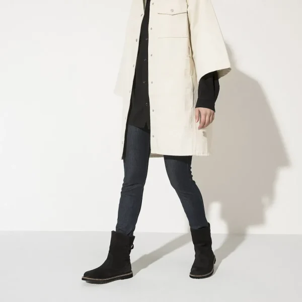 Uppsala Shearling Suede Leather Black - Image 2