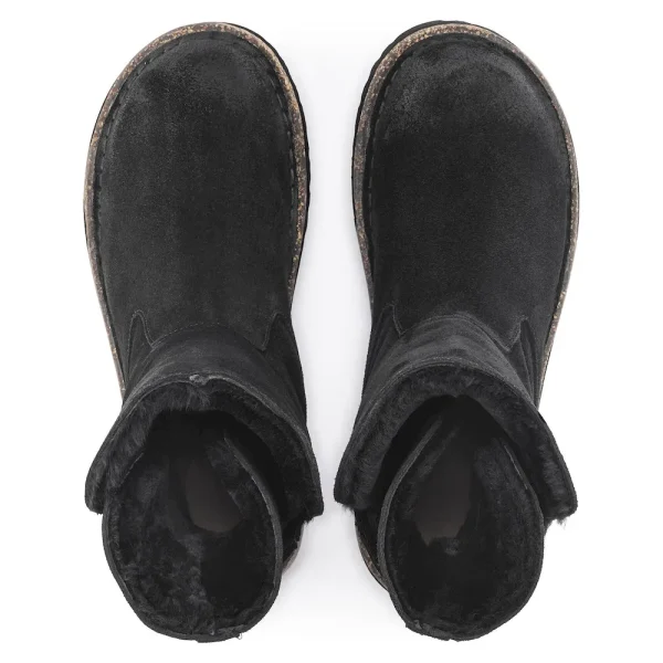 Uppsala Shearling Suede Leather Black - Image 5