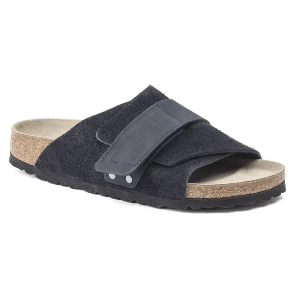 Kyoto Nubuck-Suede Leather Midnight Blue