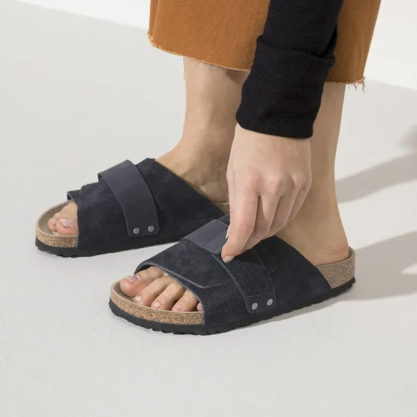 Kyoto Nubuck-Suede Leather Midnight Blue - Image 9