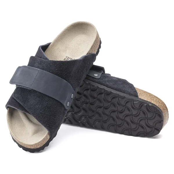 Kyoto Nubuck-Suede Leather Midnight Blue - Image 4