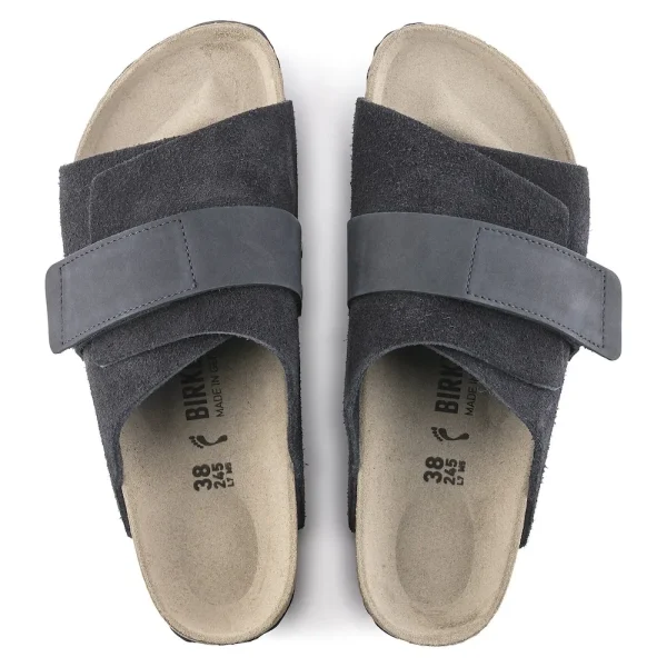 Kyoto Nubuck-Suede Leather Midnight Blue - Image 5