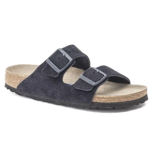 Arizona Soft Footbed Suede Leather Midnight Blue