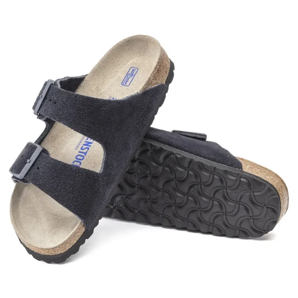Arizona Soft Footbed Suede Leather Midnight Blue - Image 4