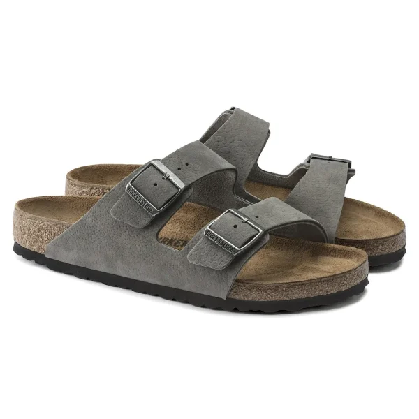Arizona Nubuck Leather Desert Buck Whale Gray - Image 5