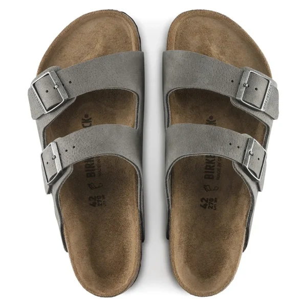Arizona Nubuck Leather Desert Buck Whale Gray - Image 4