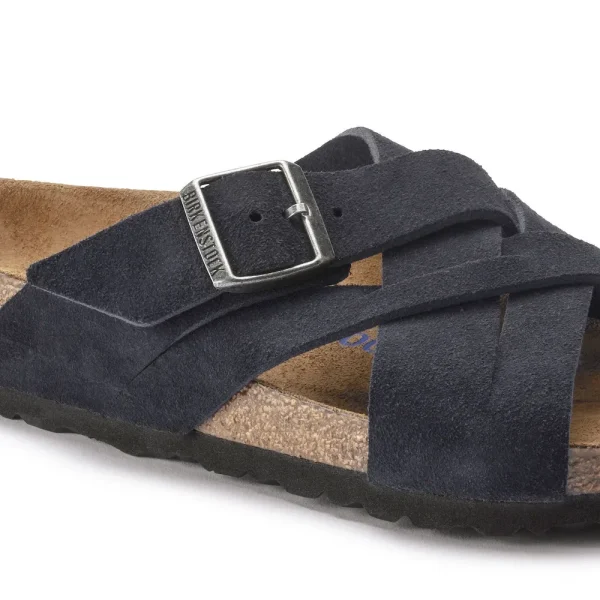 Lugano Soft Footbed Suede Leather Midnight Blue - Image 6