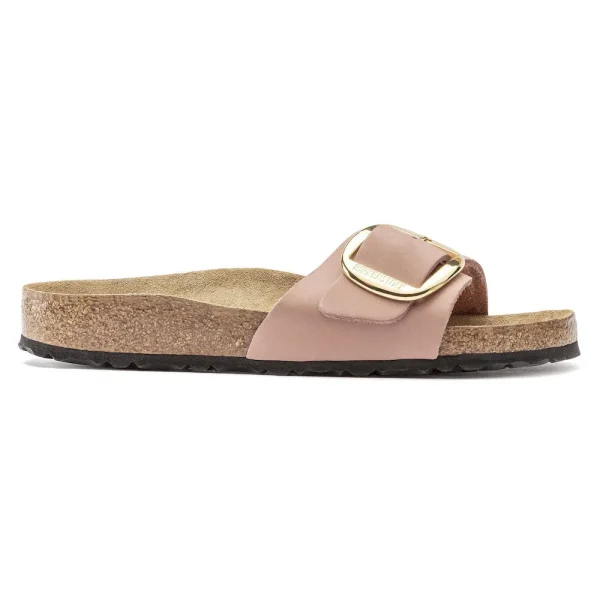 Madrid Big Buckle Nubuck Leather Old Rose - Image 7