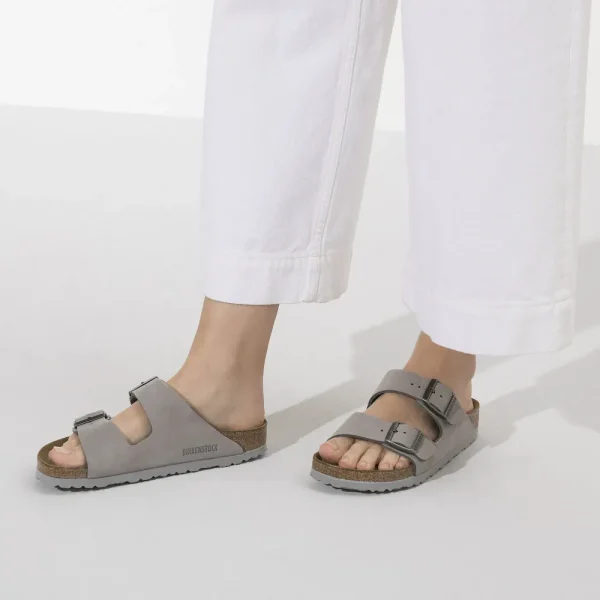 Arizona Soft Footbed Nubuck Leather Dove Gray - Image 4