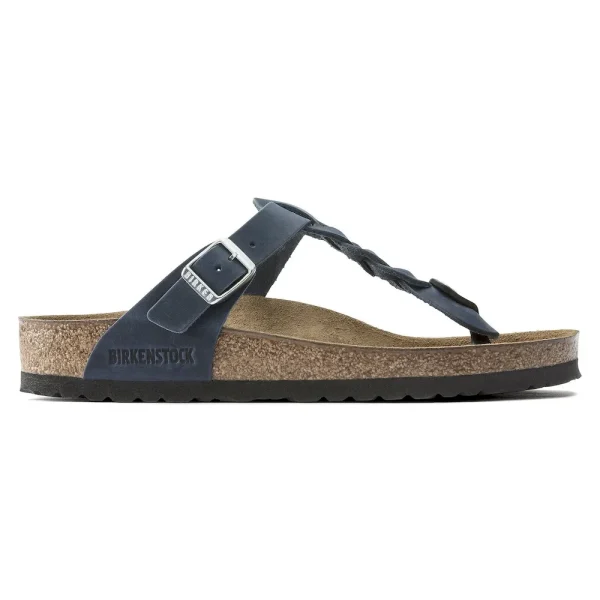 Gizeh Braided Oiled Leather Navy - Image 7