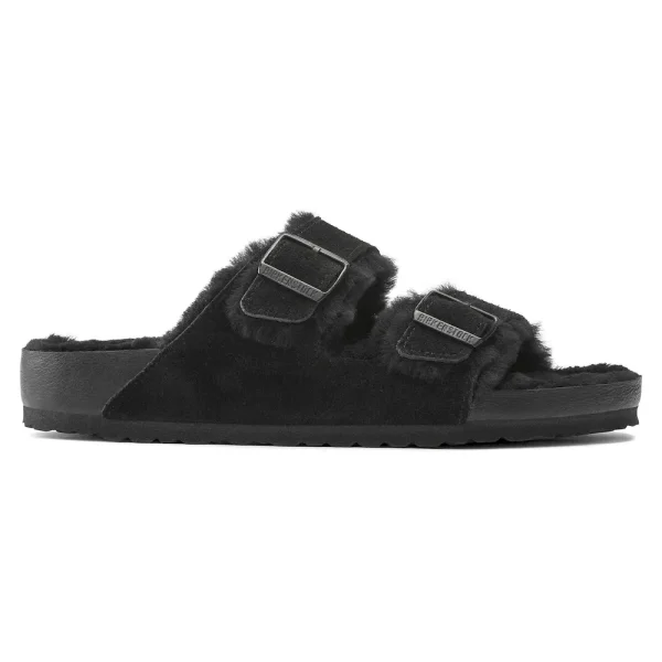 Arizona Shearling Suede Leather Black - Image 6