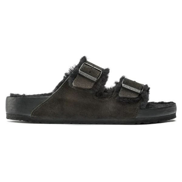 Arizona Shearling Suede Leather Mocha/Black - Image 5