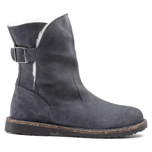 Uppsala Shearling Suede Leather Graphite - Image 7