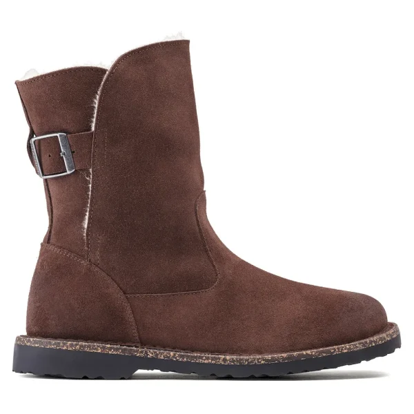Uppsala Shearling Suede Leather Espresso - Image 7