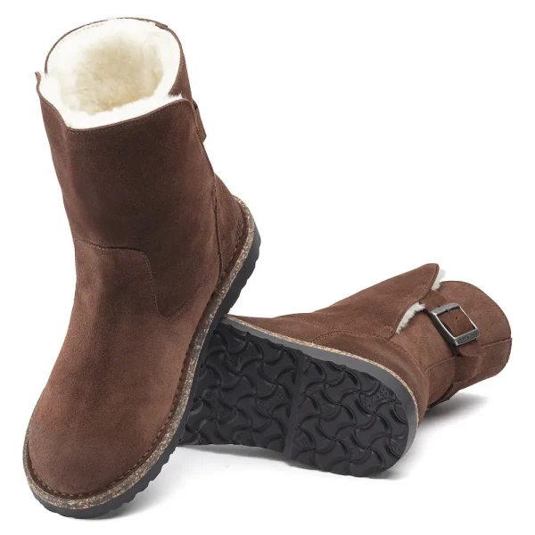 Uppsala Shearling Suede Leather Espresso - Image 4