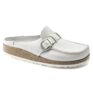 Buckley Natural Leather White