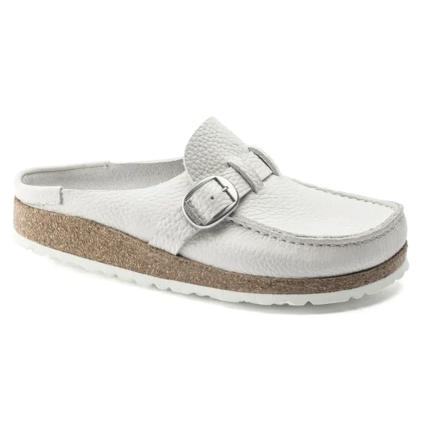 Buckley Natural Leather White