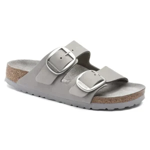 Arizona Big Buckle Nubuck Leather Dove Gray
