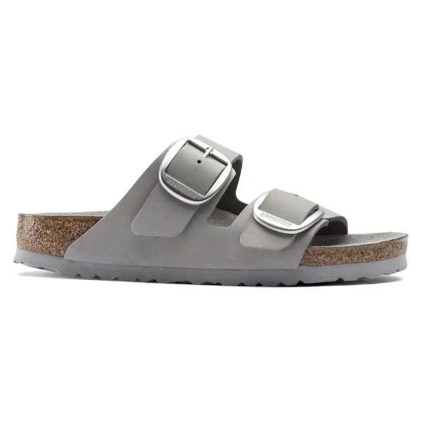 Arizona Big Buckle Nubuck Leather Dove Gray - Image 7