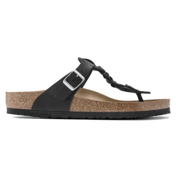 Gizeh Braided Oiled Leather Black - Image 7