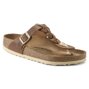Gizeh Braided Oiled Leather Cognac