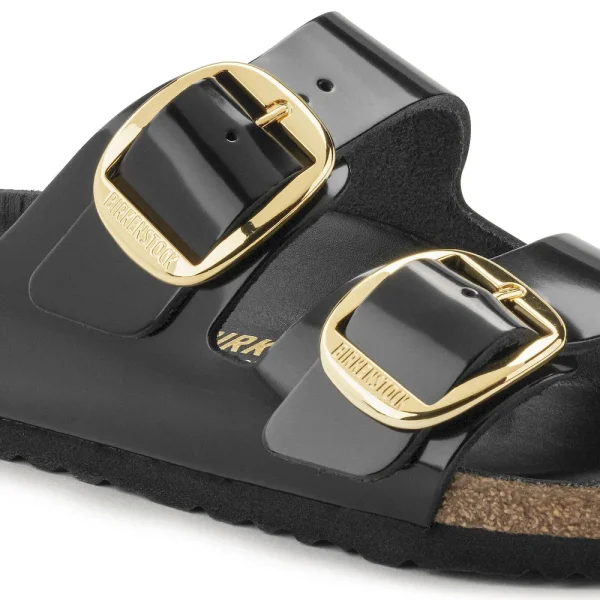 Arizona Big Buckle Natural Leather Patent High Shine Black - Image 8